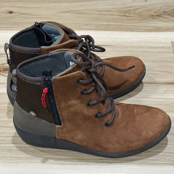 Bogs Vista Rugged Lace Snow Boots Waterproof Brown Women’s 9 - Picture 1 of 6
